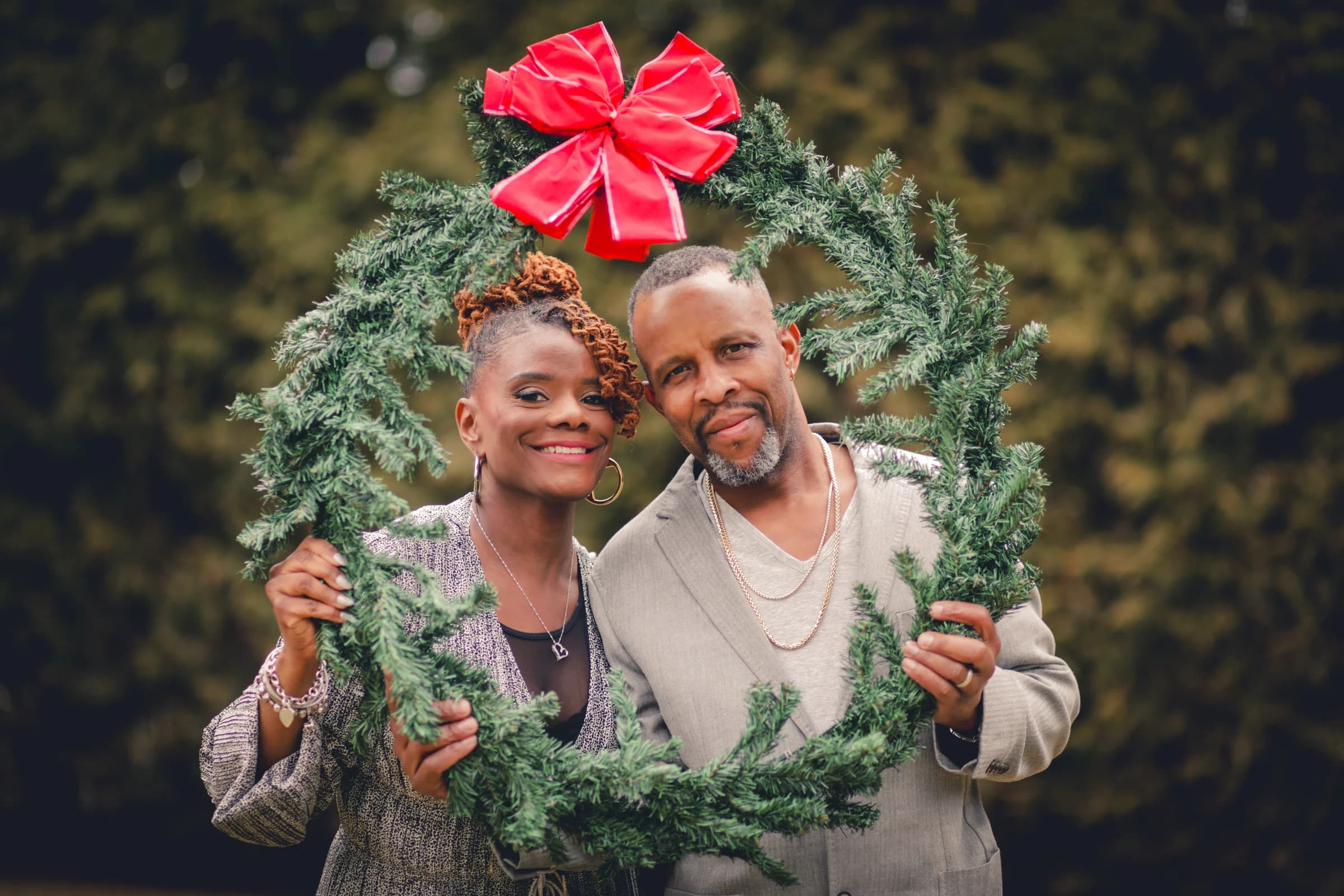 Holiday family photo